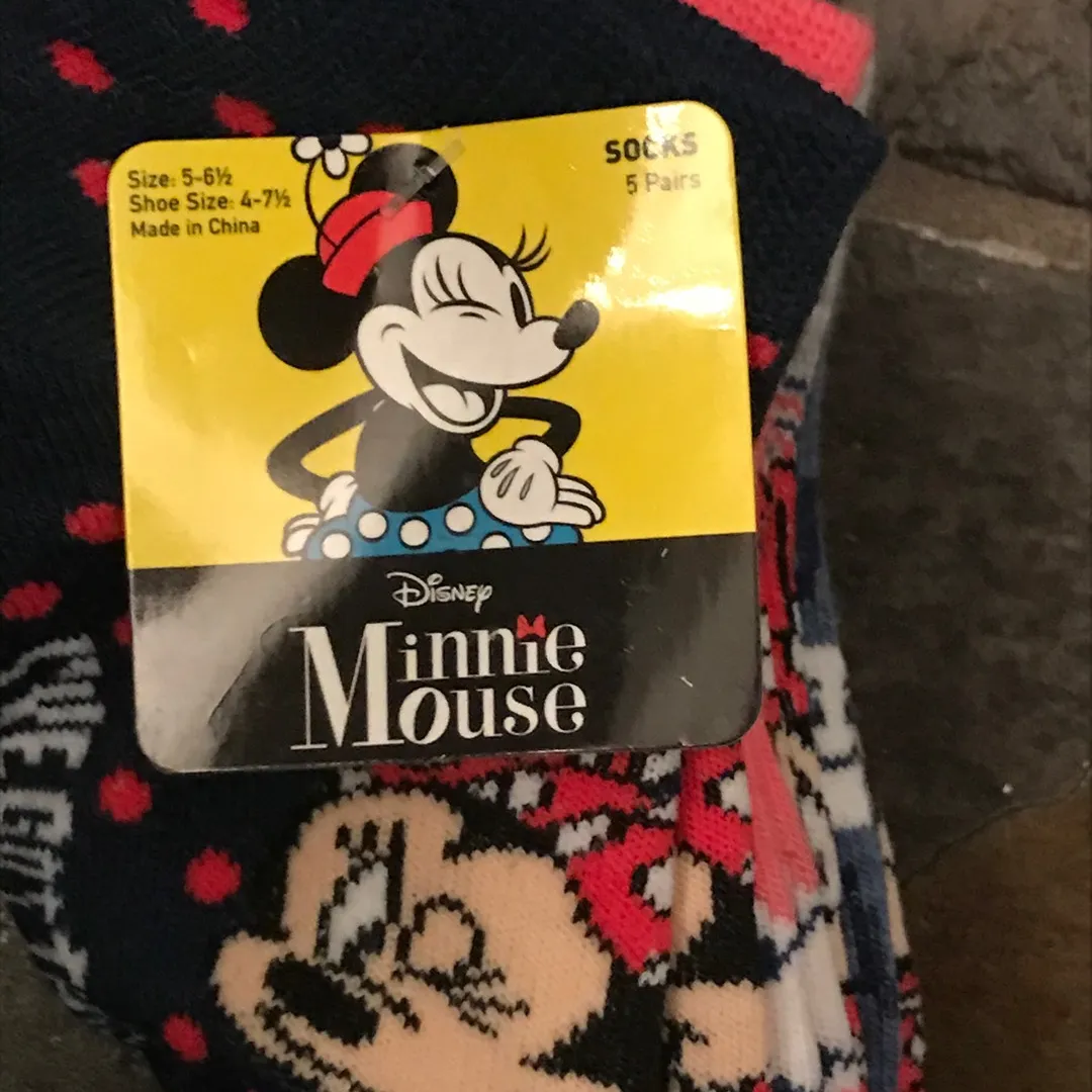Toddler Minnie Mouse Socks photo 3