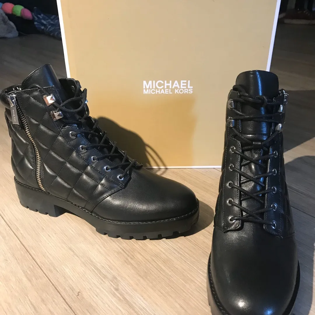 Michael Kors Combat Boots photo 1