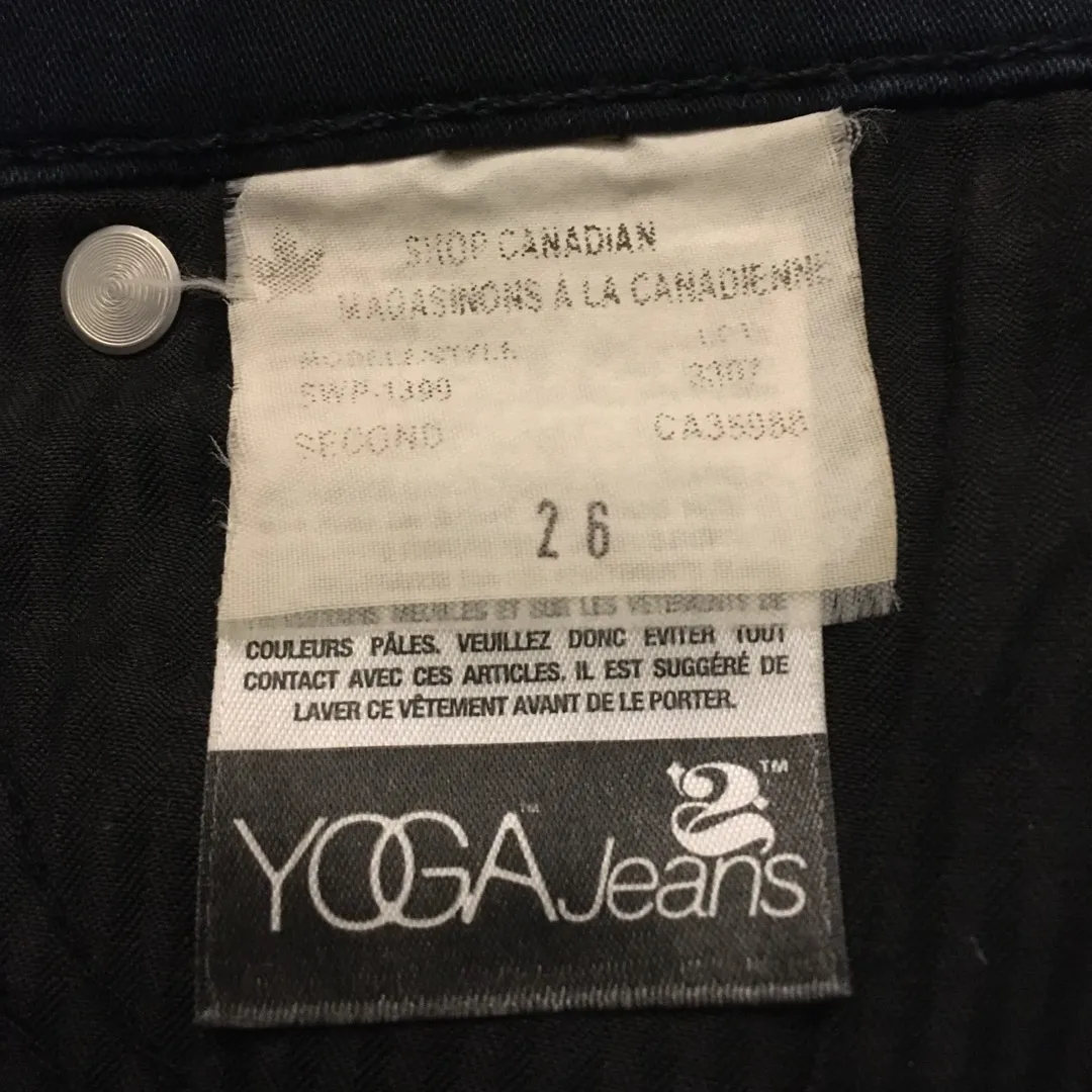 Second Yoga Jeans, Size 26 photo 3