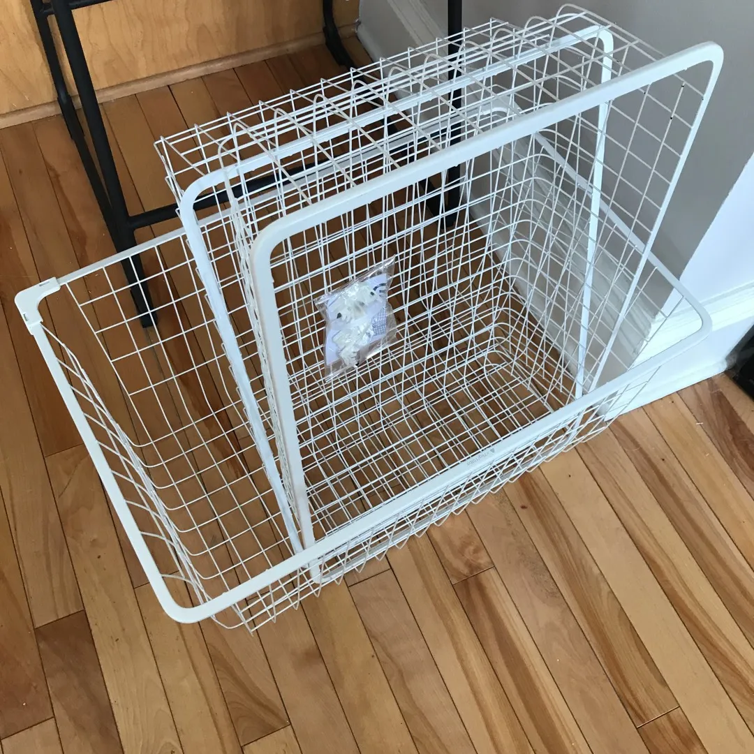 Ikea Algot Wire Baskets photo 1