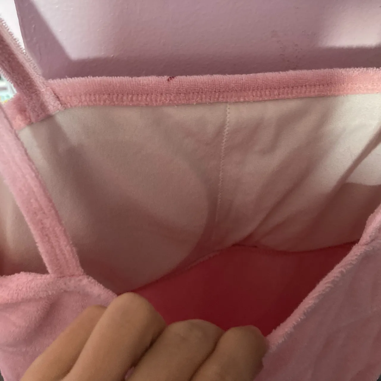 Pink terry cloth/terrycloth dress photo 3