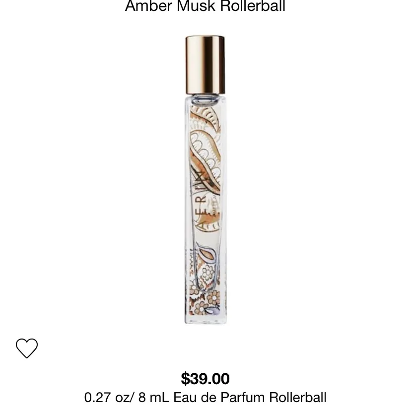 New Aerin Amber Musk Rollerball Parfum / Perfume photo 4