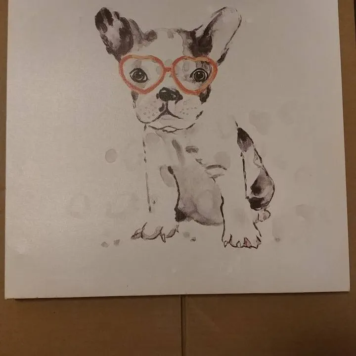 Frenchie Print On Canvas photo 1