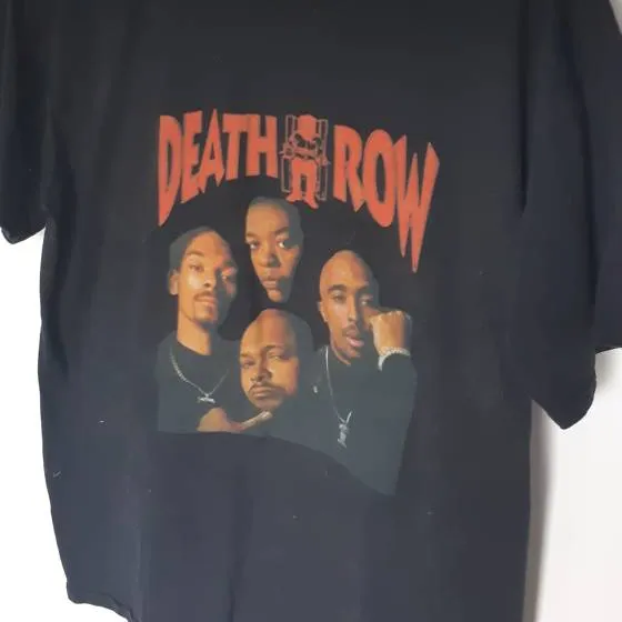 Death Row Records T-shirt - Size L photo 1