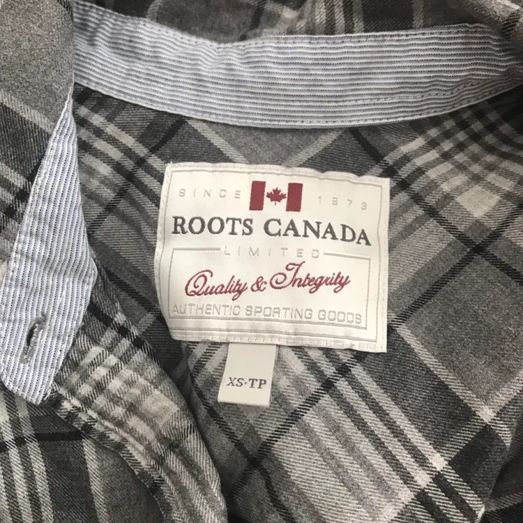 Roots Canada Plaid Shirt - Size xS photo 4