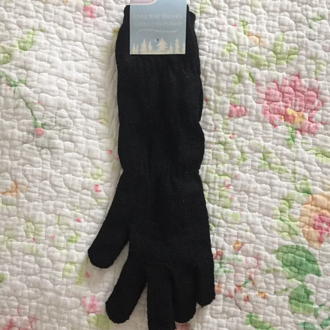 Long Knit Gloves photo 1