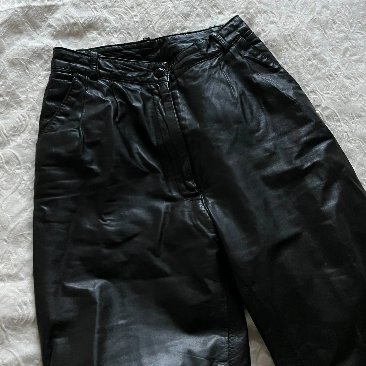 Black Leather Pants photo 1