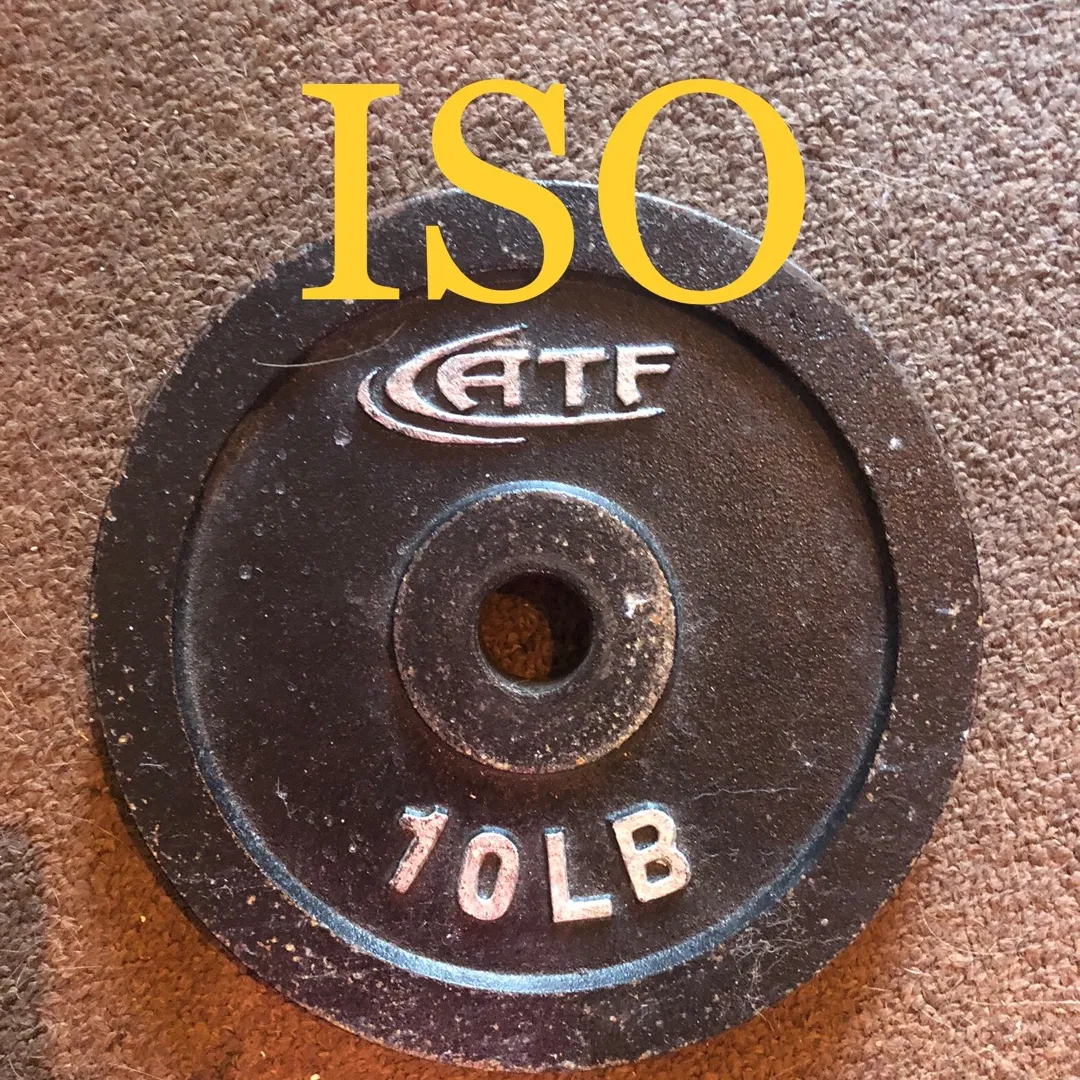 ISO One 10 pound weight like this photo 1