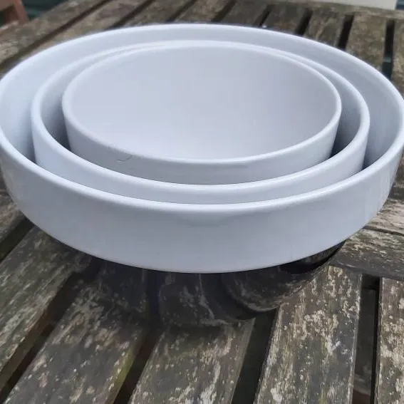Set Of 3x Ceramic Nesting Bowls photo 1