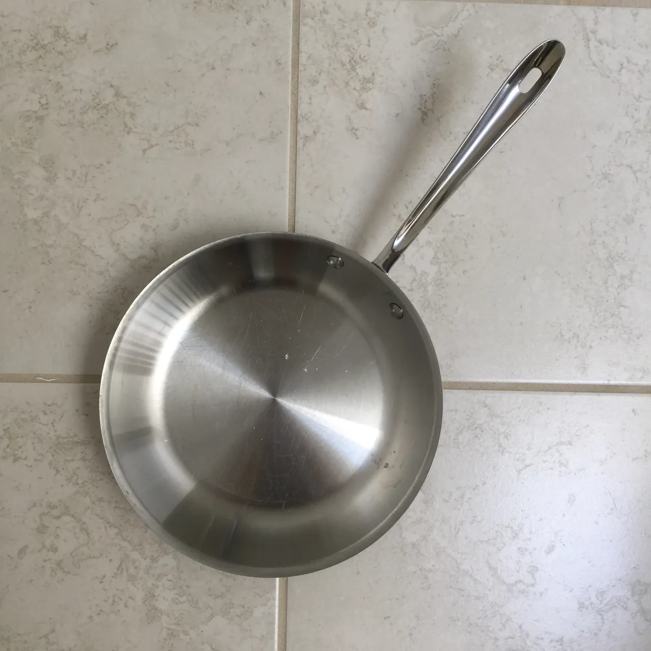 All Clad stainless steel fry pan skillet saucer food cooker photo 1