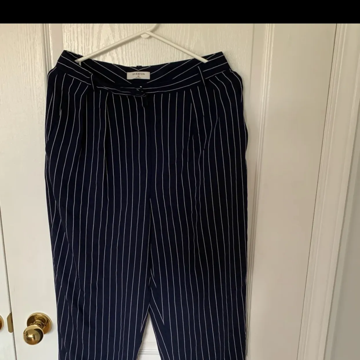 Babaton Pin Strip Crop Pant Suit photo 4