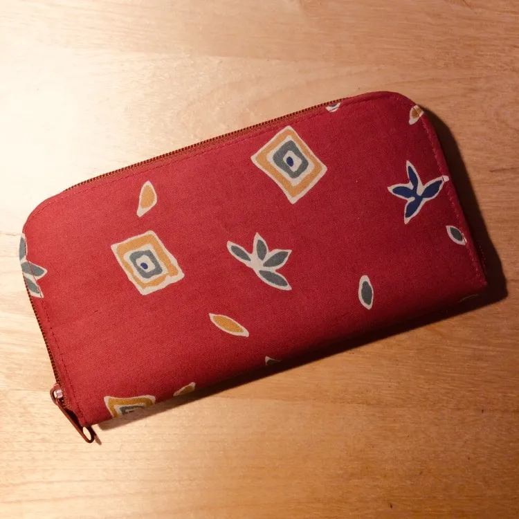 Zippered Fabric Wallet photo 1