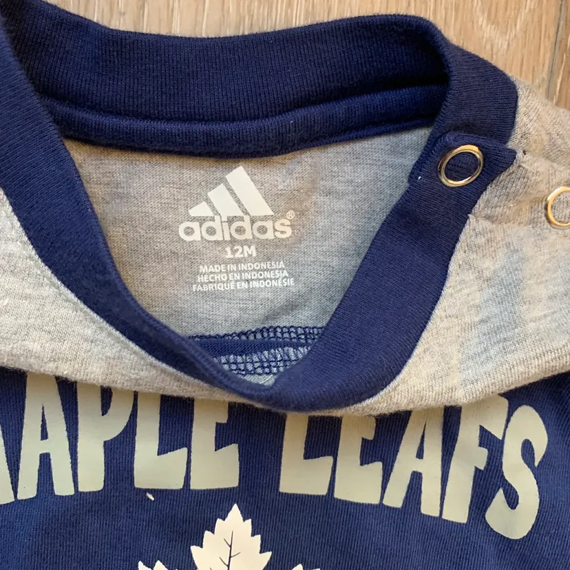 Toronto Maple Leafs 12m PJs/Sleepers By Adidas photo 3