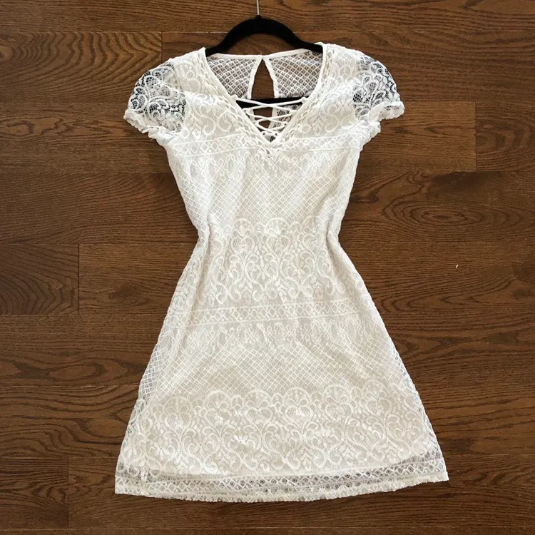 White Lace Dress photo 1