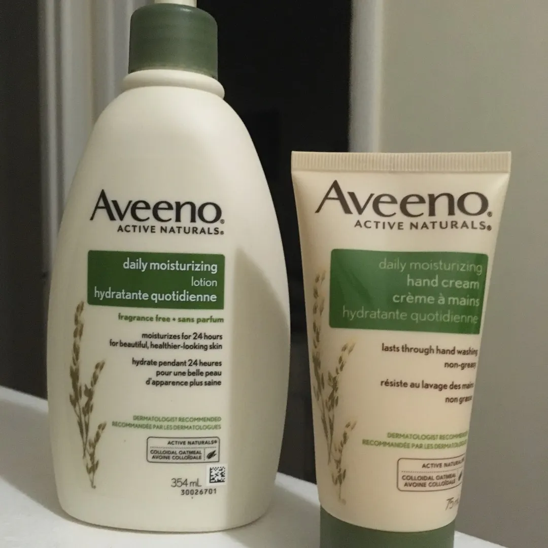 Aveeno Hand Cream & Body Lotion photo 1