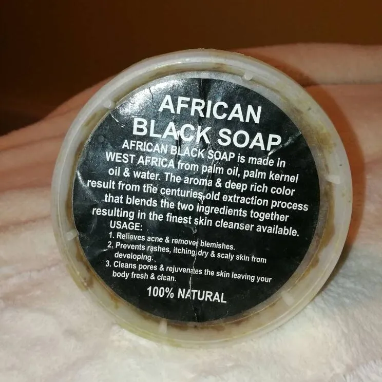 Raw African Black Soap Paste photo 1