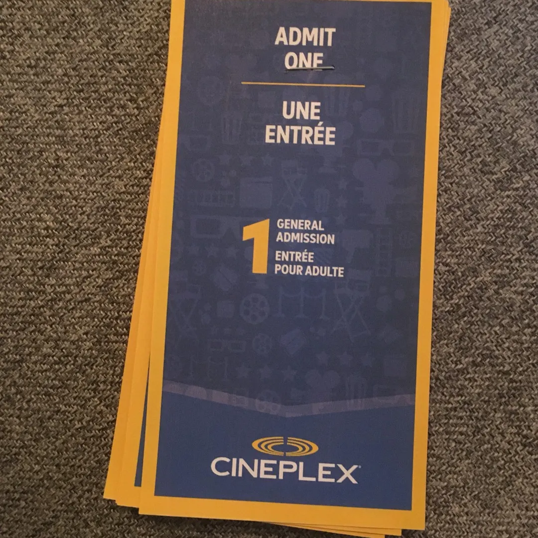 Two General Admission Movie Vouchers photo 1