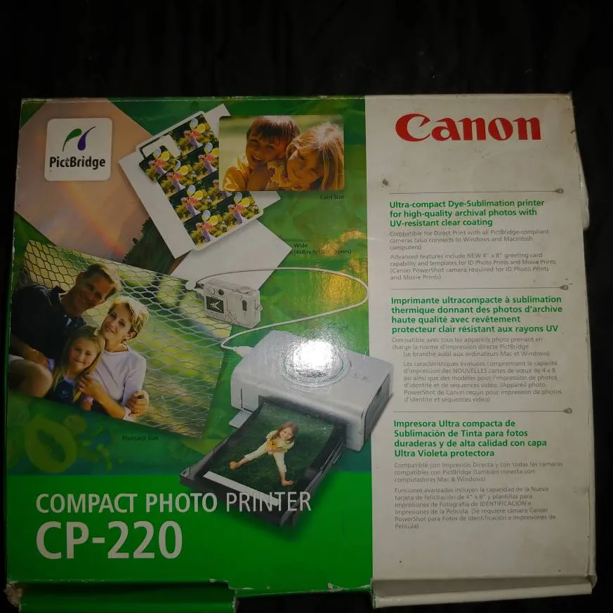 Canon Compact Photo Printer CP-220 photo 1