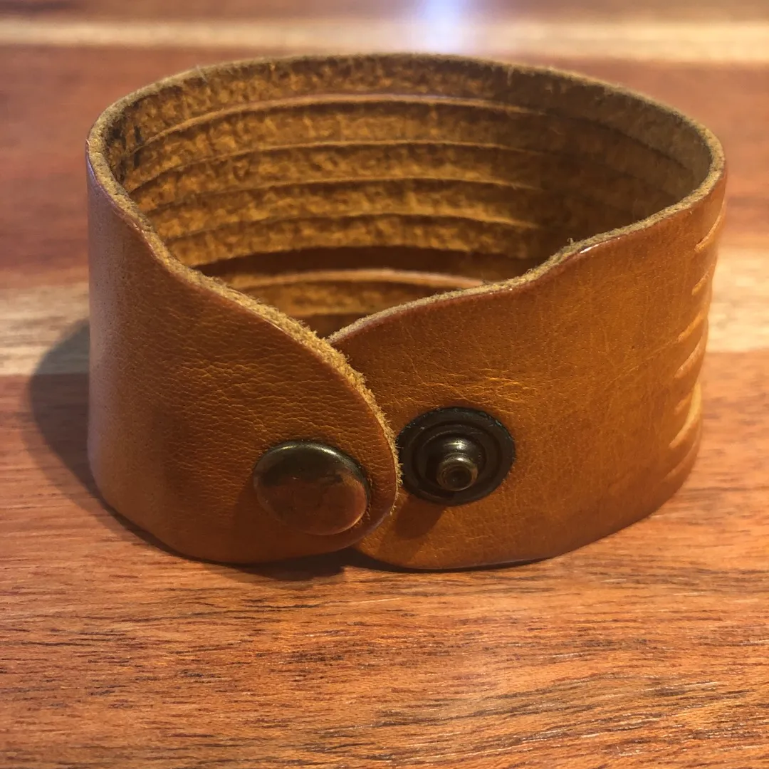 Leather Cuff Bracelet photo 3