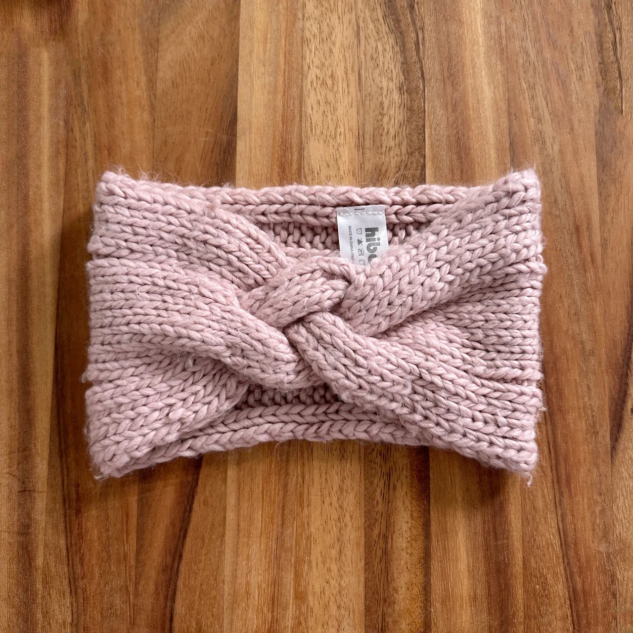 Little Burgundy Pink Knit Headband photo 1