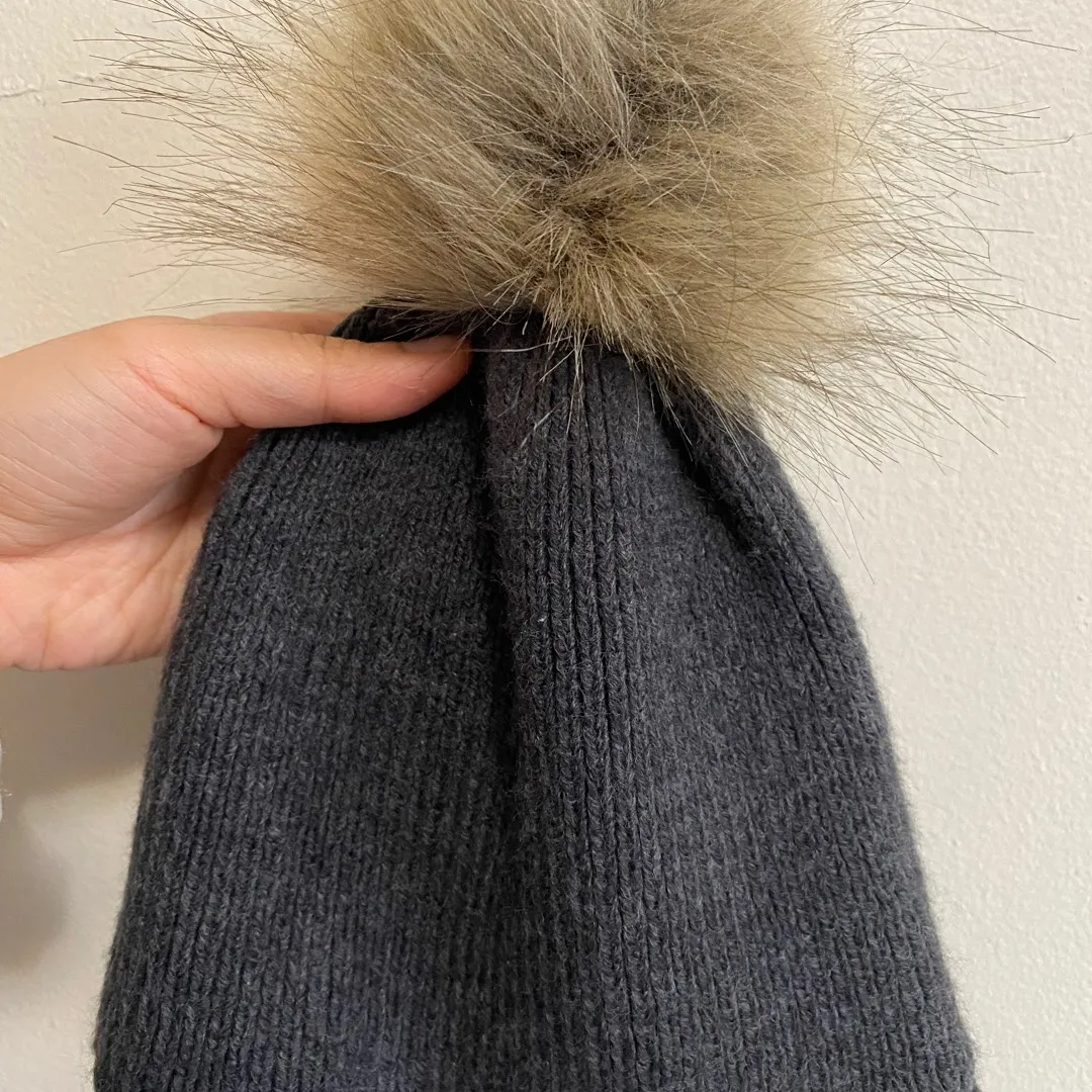 Main Character Beanie With Faux Fur Pompom photo 1