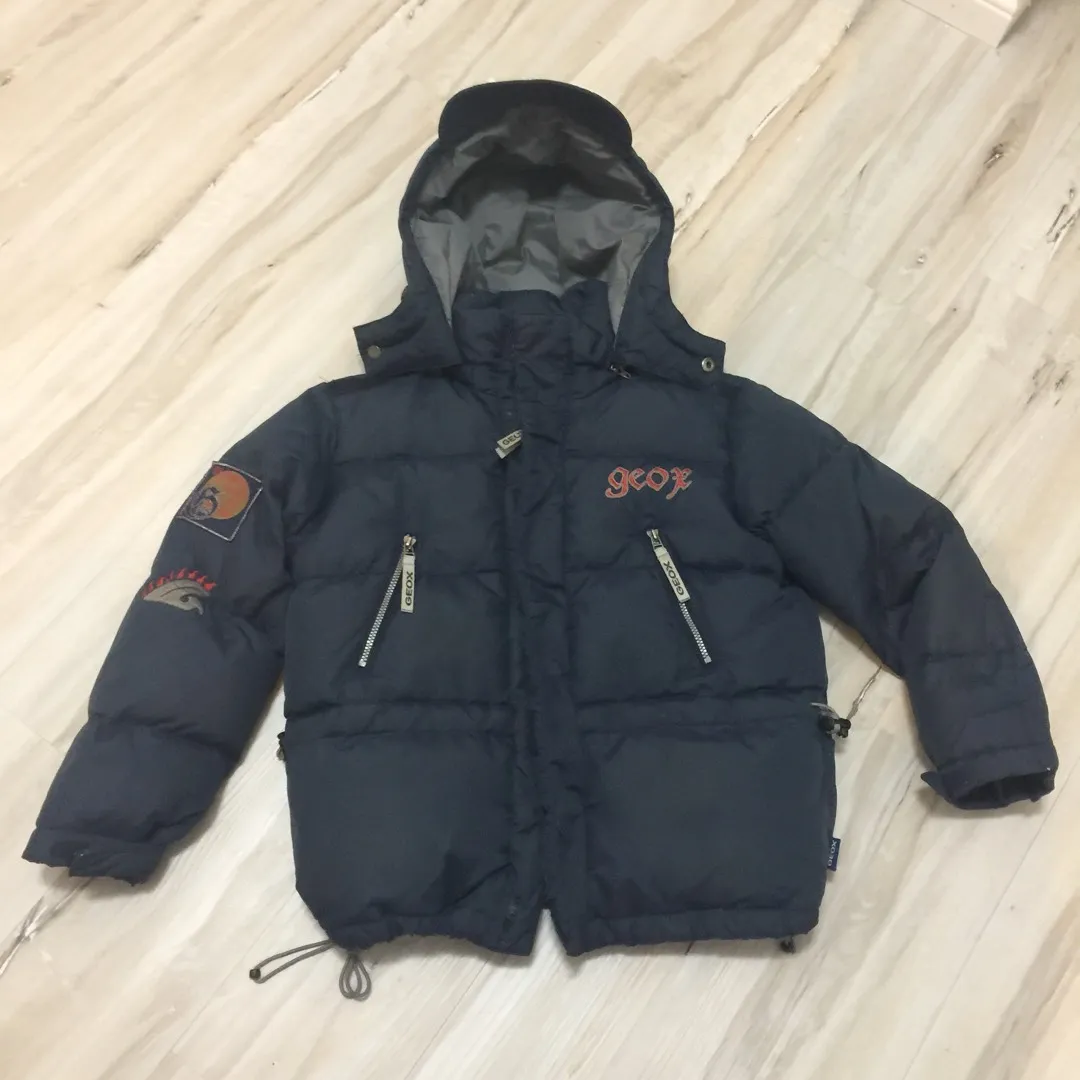 Geox Respira boys winter jacket with detachable hood photo 1