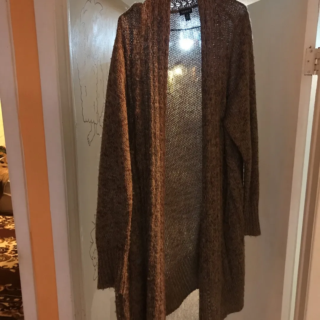 Oversized Knitted Cardigan photo 1