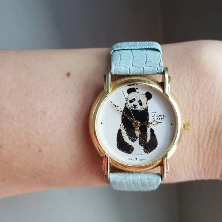 Vintage Panda Watch Quartz photo 1