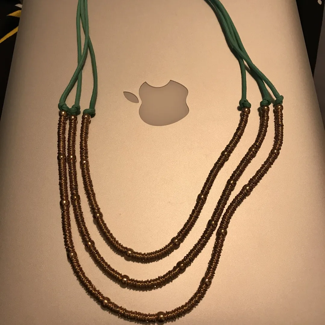 Tiffany Green And Gold Necklace photo 3