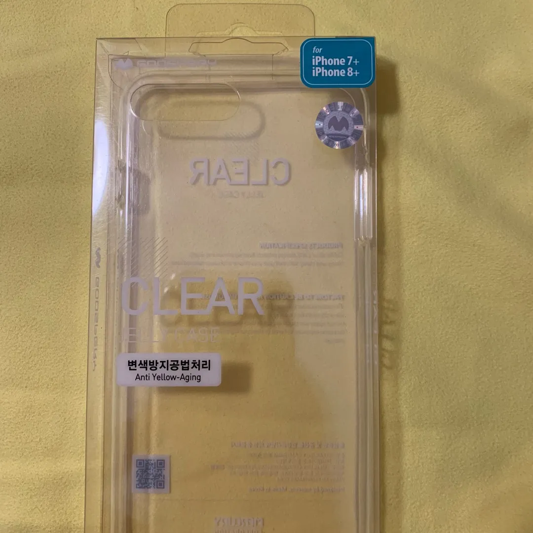 Brand New iPhone 7+\8+ Clear Case photo 1