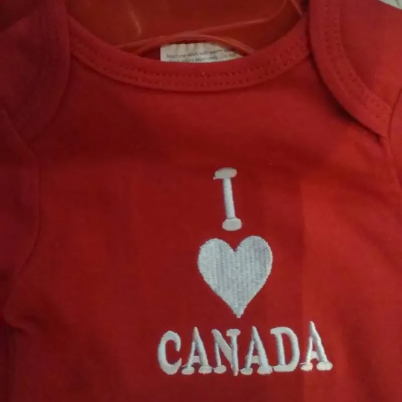 Baby Canada Red Love Onesies photo 1