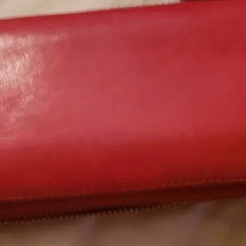 Bright Red Coach Wallet photo 4