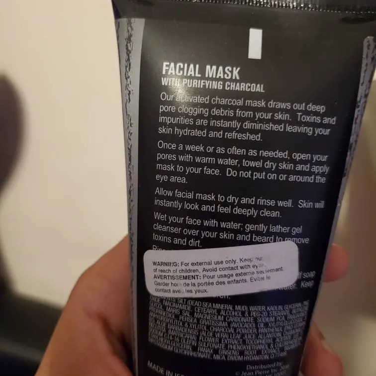 Men's Charcoal Face Mask photo 4