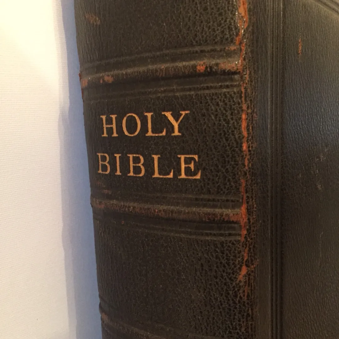 Antique Bible photo 1