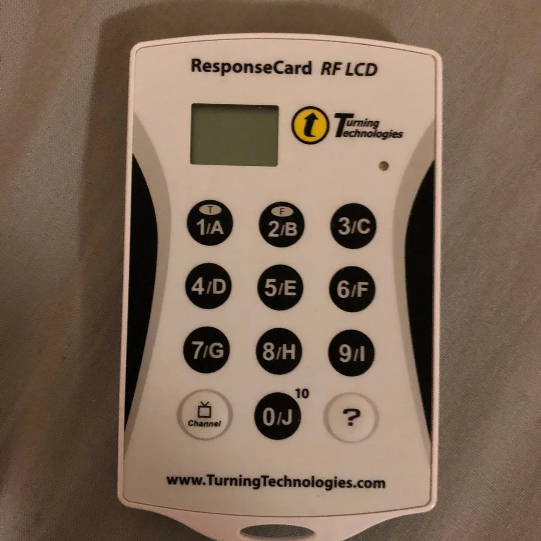 ResponseCard RF LCD Clicker photo 1