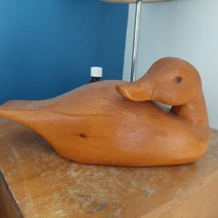 Wooden Duck Carving photo 1