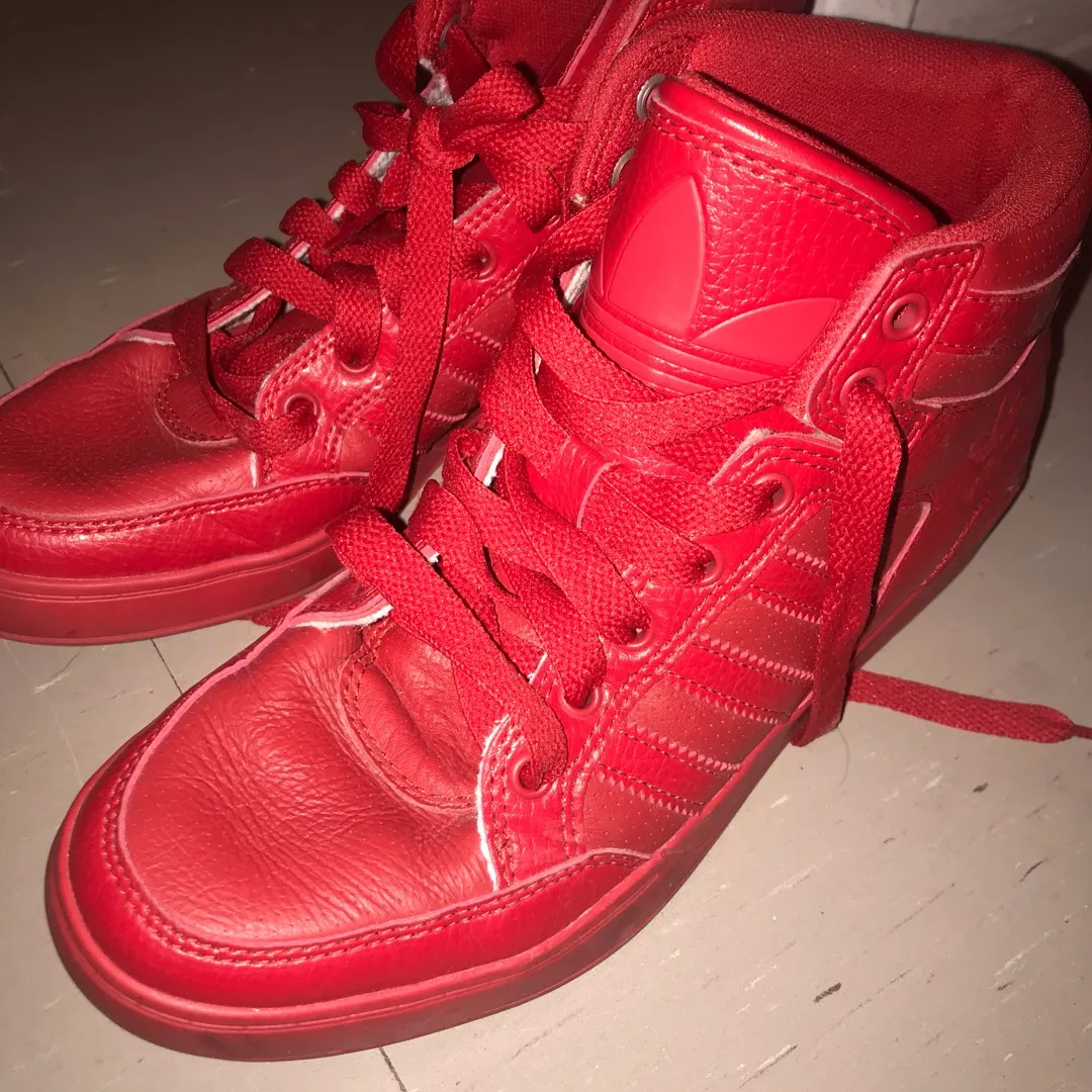 Red Adidas In Size 8. Brand New Condition. $100 Value photo 3