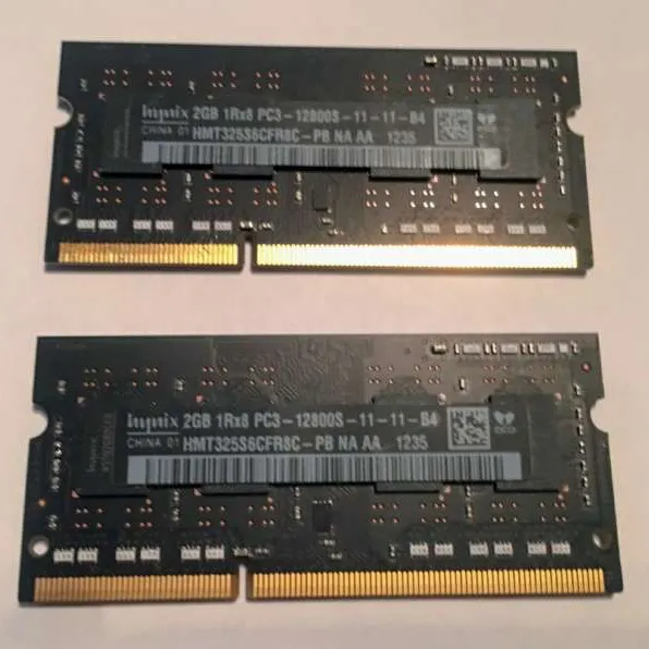 2x 2GB PC3-12800 DDR3 Memory photo 1