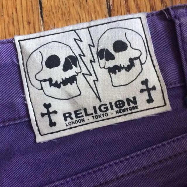Purple Religion Cut Offs photo 1