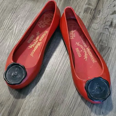 Vivienne Westwood by Melissa Anglomania Red Flats (37) photo 1