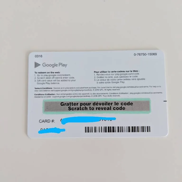 $10 Google Play Gift Card photo 1