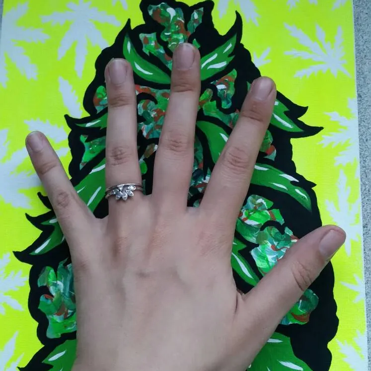 Hand Painted 420 Painting photo 4