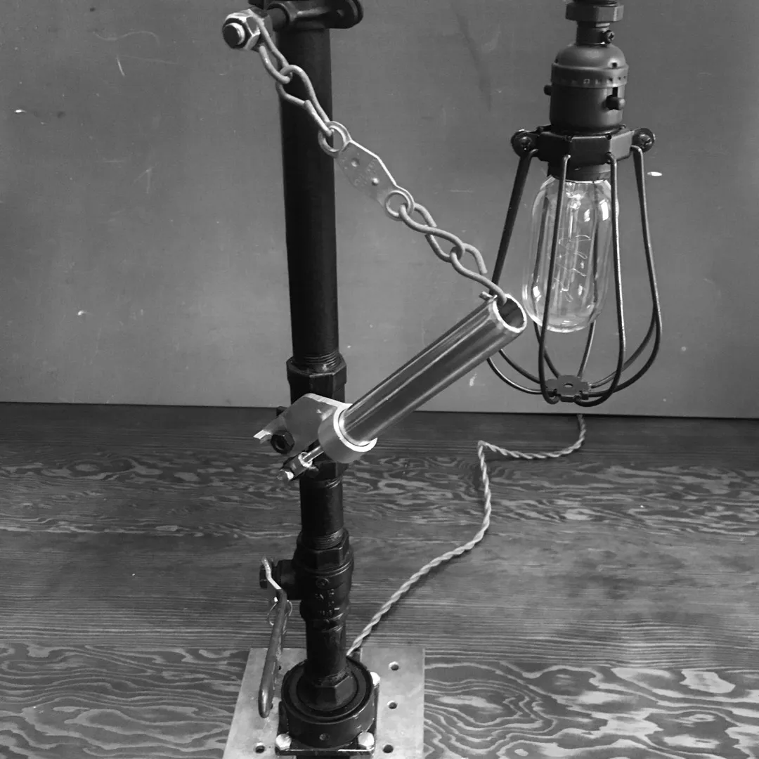 Custom Made Industrial Lamp photo 1