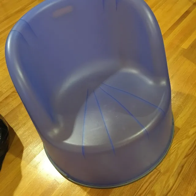 Fun Blue IKEA Plastic (kids?) Chair! photo 1