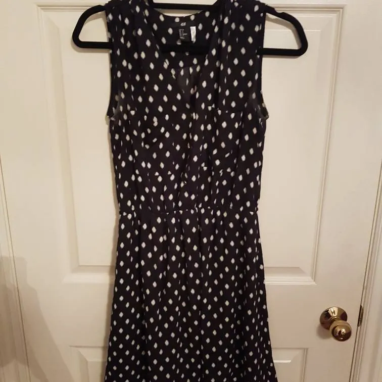 H&M polka dot dress size 6 photo 1