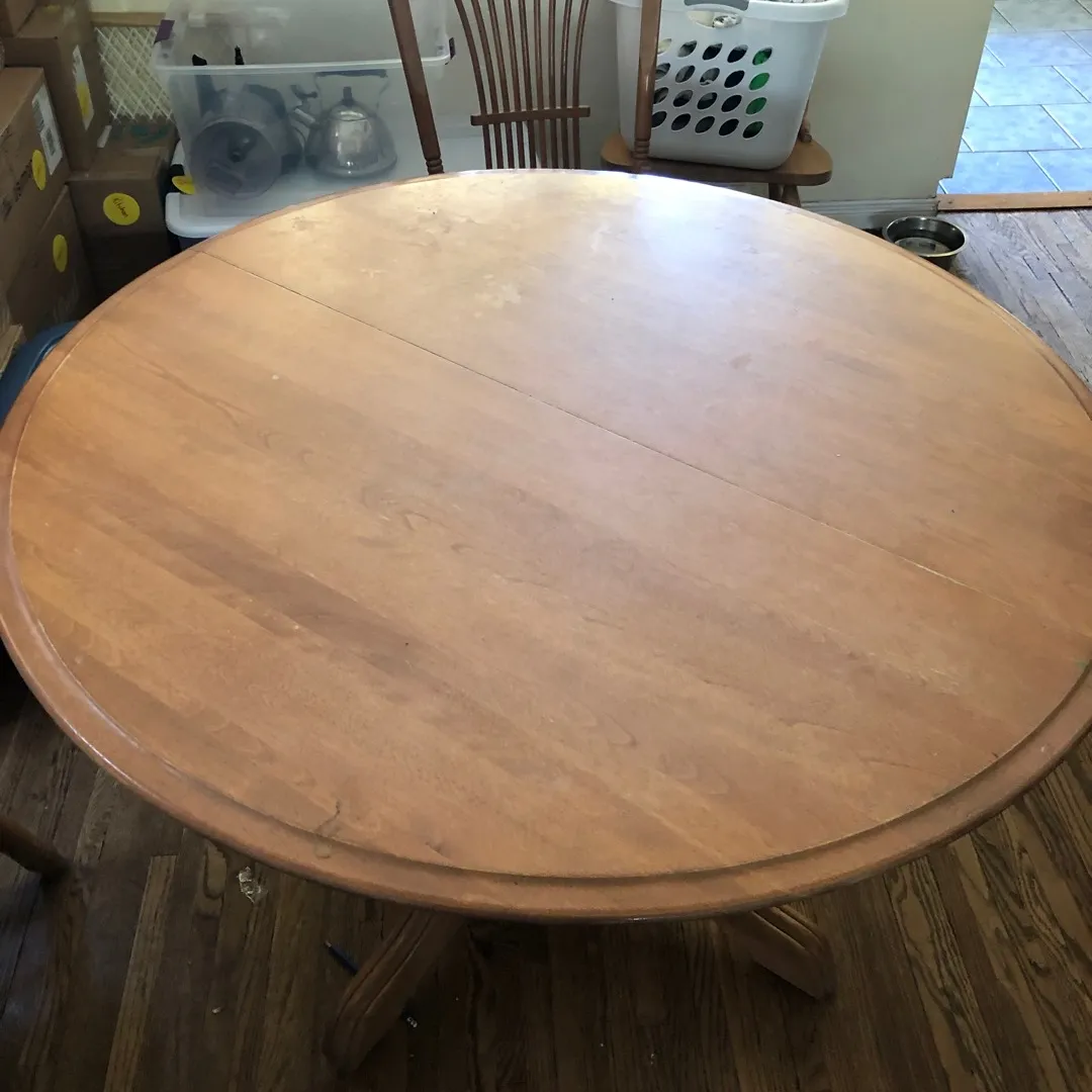 Solid Wood Canadian Made Dining Table photo 1