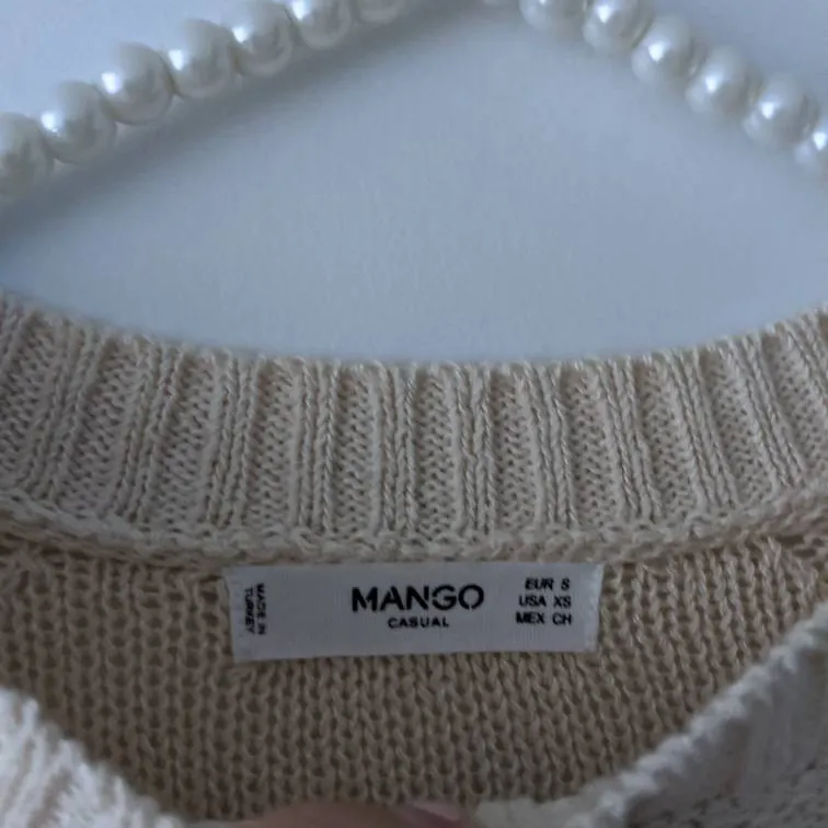 Mango Knitted Top Small photo 3