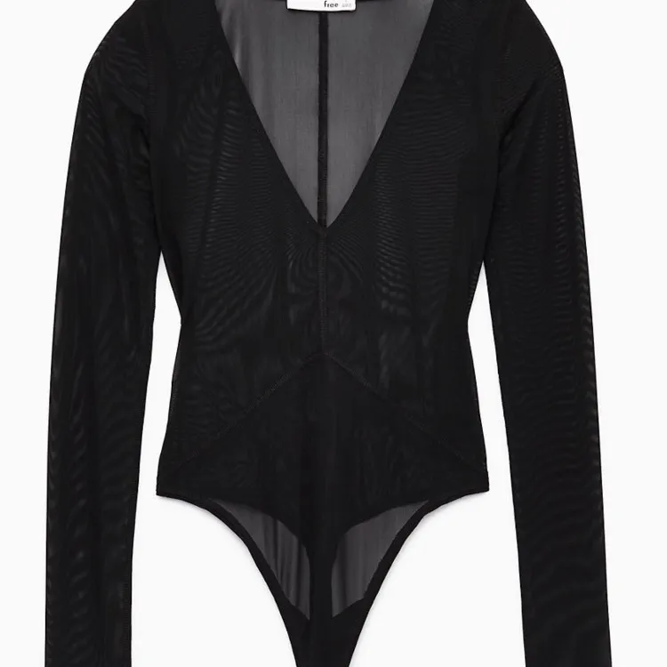 Aritzia (Wilfred Free) - black mesh bodysuit (S) photo 1