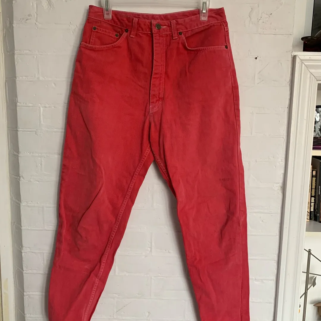 Vintage Mom Jeans (Pink Or Red?) photo 1