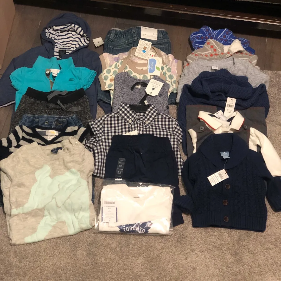 Boys clothing - 3-6 Months (mostly new W/tags) photo 1